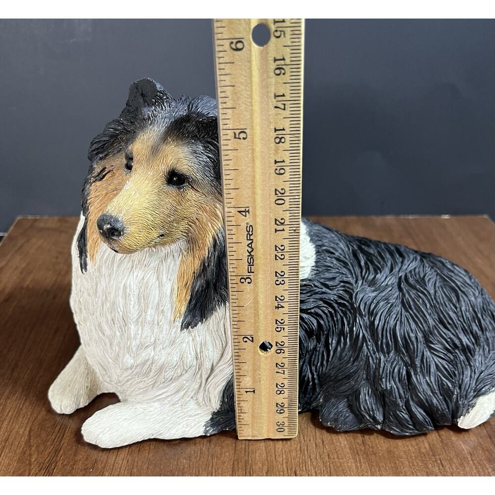Sandicast 1987 Sculpture Sable Collie Sheltie Dog Statue Figure Sandra Brue - Picture 11 of 11